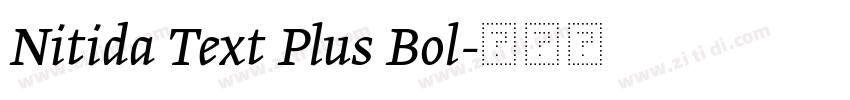 Nitida Text Plus Bol字体转换 Nitida Text Plus Bol字体转换
